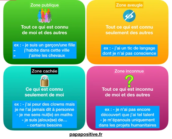 Les 4 fenêtres de Johari - Stéphane MOUTIER